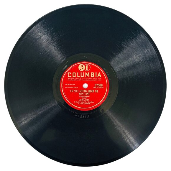 Doris Day Im Still Sitting Under The Apple Tree 10in 78 RPM Columbia 37568 Shell - Picture 2 of 7